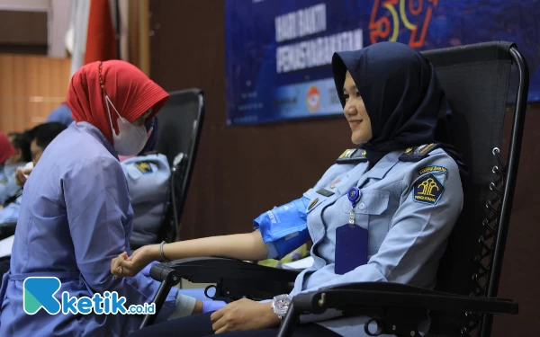 Thumbnail Berita - Peringati HBP ke 59, Divisi Pemasyarakatan Gelar Donor Darah