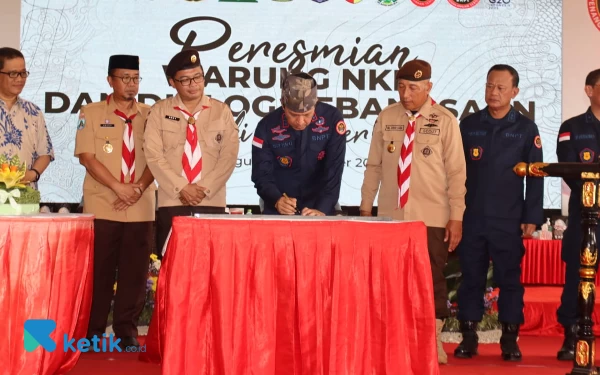 Gubernur Khofifah Dukung Warung NKRI di Jember Inisiasi BNPT-Pramuka Jatim