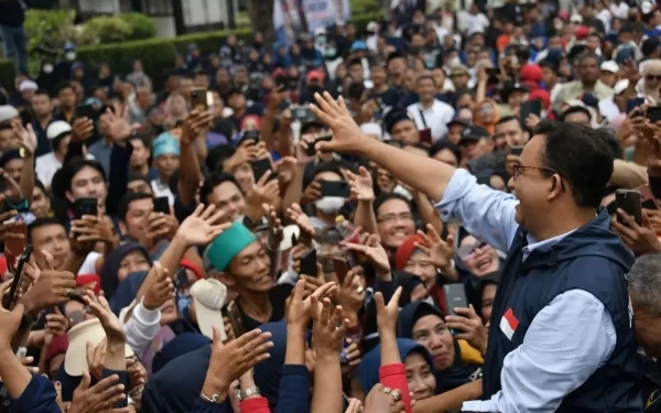 Safari Politik ke Pekanbaru, Anies Baswedan Disambut Ribuan Warga 