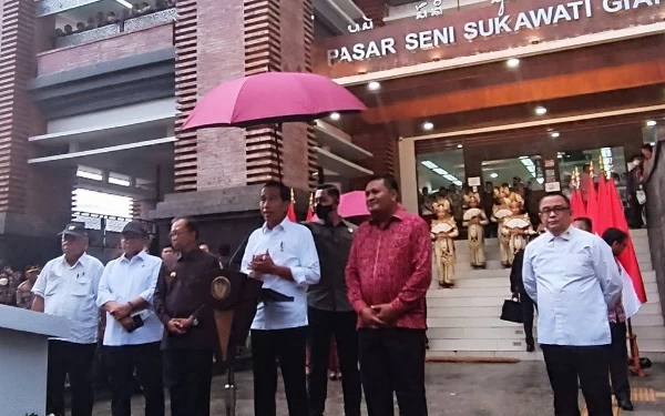 Jokowi Resmikan Pasar Seni Sukawati, Berharap Wisatawan Bali Meningkat