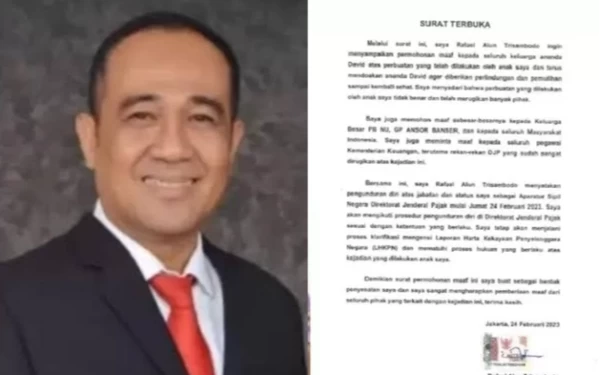 Thumbnail Berita - Kemenkeu Tolak Pengunduran Diri Ayah Mario