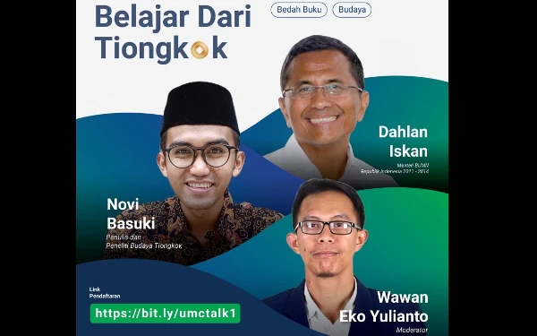 Thumbnail Berita - Dahlan Iskan dan Novi Basuki Bakal Bedah Buku "Belajar dari Tiongkok" di Universitas Ma Chung