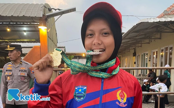 Thumbnail Berita - Syabila Kembali Sumbang Medali Bagi Kabupaten Probolinggo dari Berkuda