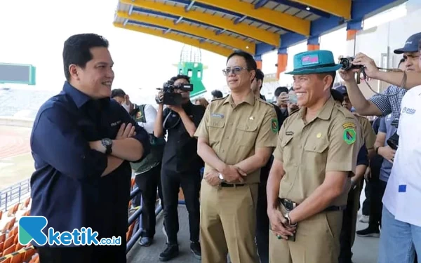 Thumbnail Berita - Erick Thohir: Stadion Si Jalak Harupat 100 Persen Siap Digunakan Piala Dunia U-17