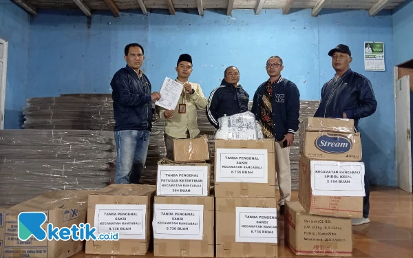 Panwascam Rancabali Gelar Pengawasan Logistik Pemilu, Ini Rekomendasinya