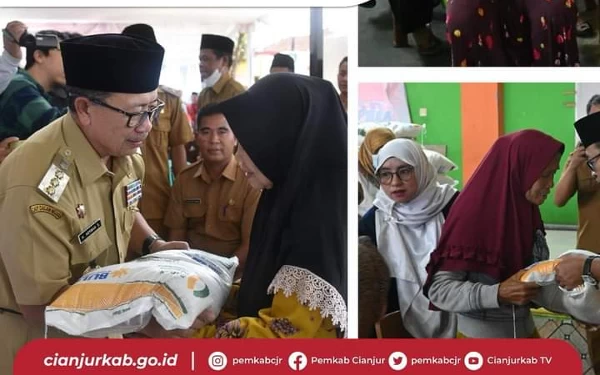 Thumbnail Berita - Jelang Ramadhan, Pemkab Cianjur Salurkan Bantuan Beras dan Pangan Murah