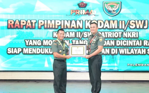 Thumbnail Berita - Rapim Kodam II/Sriwijaya, Pangdam Berharap TNI Semakin Dicintai Rakyat