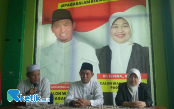 Thumbnail Berita - Deklarasikan Maju Pilwako Pagaralam 2024, Ustaz Muhaimin Gandeng Dr Elvera