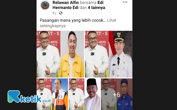 Thumbnail Berita - Pilkada Sungaipenuh, Tim dan Keluarga Alfin Resah Banyak Akun Palsu Mengaku Relawan Alfin