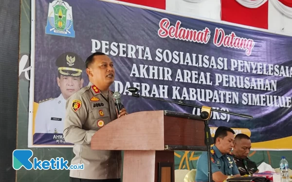 Kapolres Simeulue Tekankan Kolaborasi untuk Selesaikan Perkara PDKS