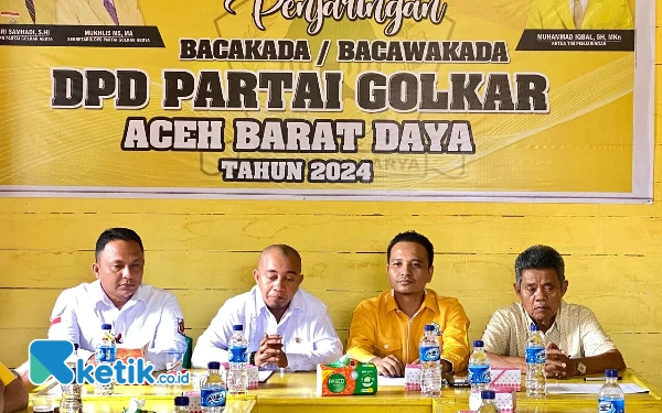 Thumbnail Berita - Maju Sebagai Bacabup Abdya Aceh, Safaruddin Serahkan Berkas ke Partai Golkar