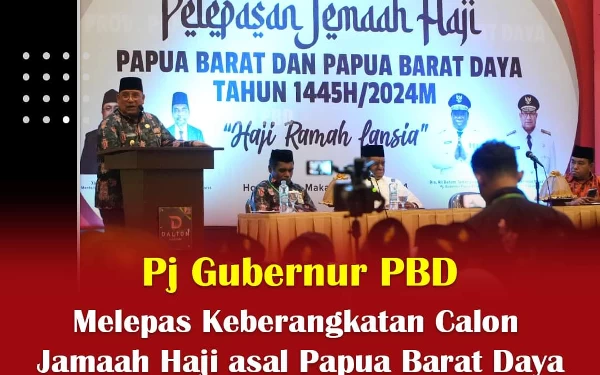 Thumbnail Berita - PJ Gubernur Papua Barat Daya Resmi Lepas Jemaah Haji Papua Barat Daya, Ini Rincian Jumlahnya!