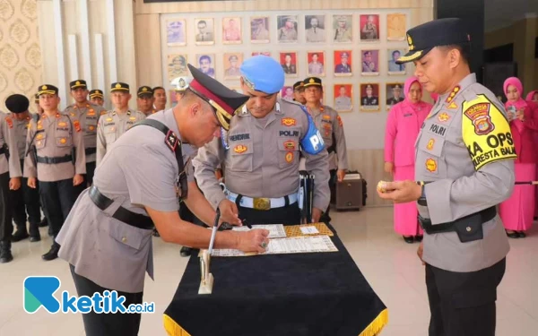 Dua Jabatan di Polresta Bandar Lampung Berganti