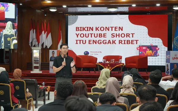 Thumbnail Berita - Telkomsel Genjot Industri Digital Lewat Youtube Kampus Day di UMM