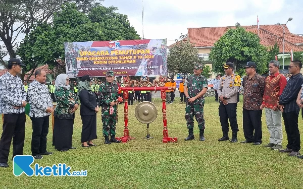 Thumbnail Berita - Tutup TMMD Sengkuyung Tahap II TA 2024, Begini Amanat Dandim Sleman