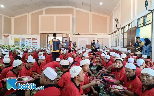 Momentum Idul Adha, Rutan Kelas IIB Situbondo Gelar Nyate Bareng