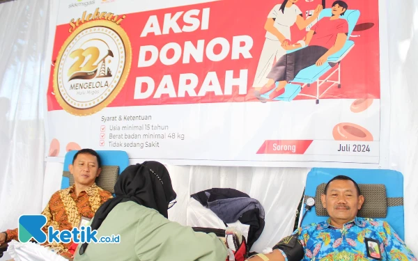 Thumbnail Berita - SKK Migas Papua Maluku Gandeng PWI PBD Gelar Aksi Donor Darah