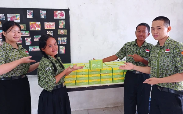 Raup Omzet Puluhan Juta, Snack Box Dual Track SMAN 1 Kongbeng Kaltim Jadi Primadona