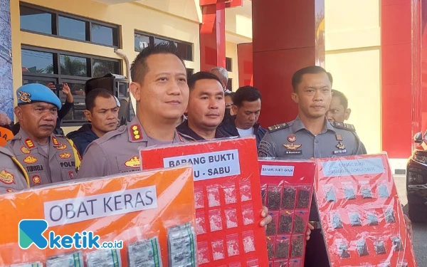 Thumbnail Berita - Polresta Bandung Ungkap 17 Kasus Narkoba Hasil Operasi Antik