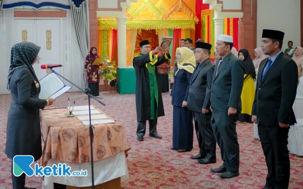 Sejumlah Kepala Dinas di Nagan Raya Aceh Diganti, Ini Pesan Pj Bupati Fitriany Farhas