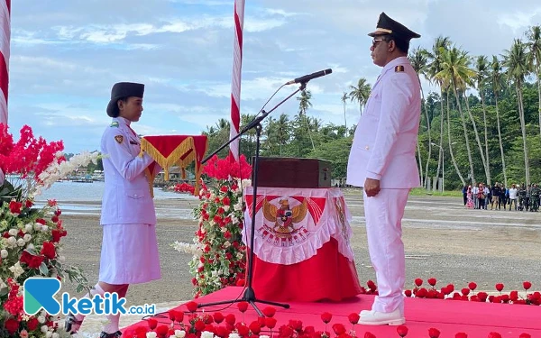 Upacara Peringatan HUT ke-79 RI di Raja Ampat Berlangsung Khidmat, Ini Amanat Bupati AFU