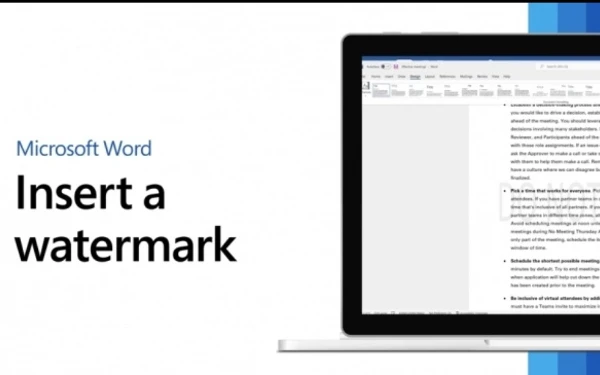 Thumbnail Berita - Lindungi Dokumen Anda dengan Memberi Watermark di Microsoft Word, Ini Caranya