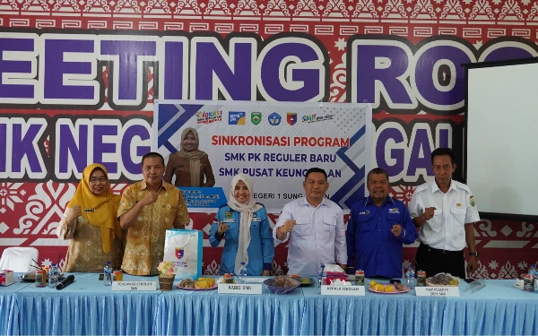 Thumbnail Berita - SMKN 1 Sungai Lilin Banyuasin Gelar Sinkronisasi Program SMK PK Reguler Baru 2024