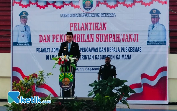 Lantik Pejabat dan Kepala Puskesmas, Bupati Freddy Thie Tekankan Pentingnya Pelayanan Publik dan Kesehatan