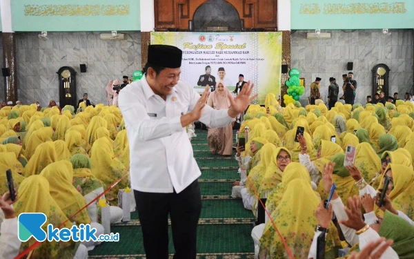 Thumbnail Berita - H Subandi Puji Majelis Ta'lim Bunda Muslimah Az-Zahra, Pecahkan Rekor MURI Pemeriksaan Kesehatan