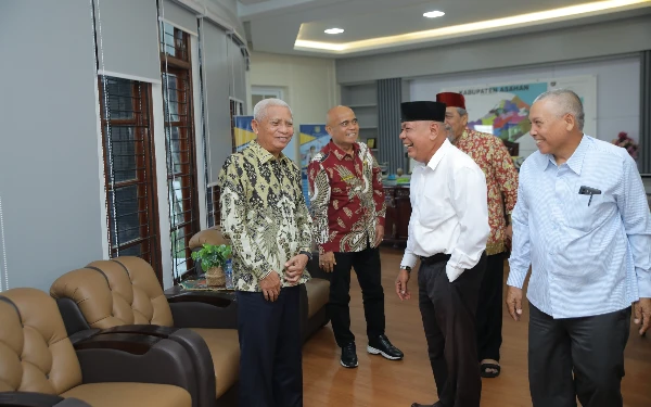 Terima Audiensi PWRI, Bupati Asahan Izinkan Rumah Dinasnya Jadi Tempat Peringatan Maulid Nabi