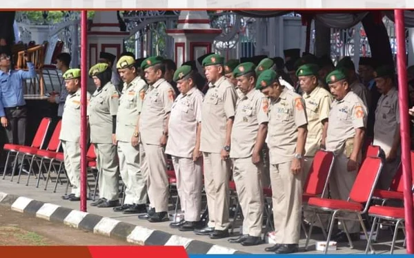 [Berita Foto] Ikrar Kesetiaan Pejabat Pemkab Cianjur pada Ideologi Pancasila