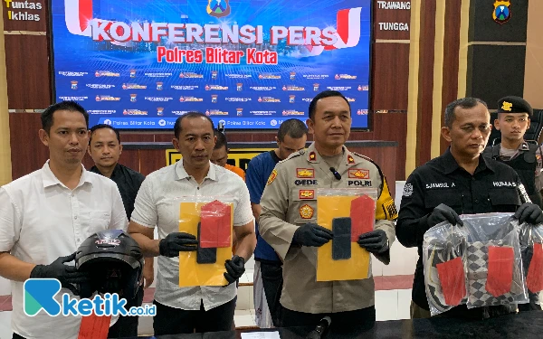 Thumbnail Berita - Satreskrim Polres Blitar Kota Tangkap Komplotan Penjahat Lintas Provinsi