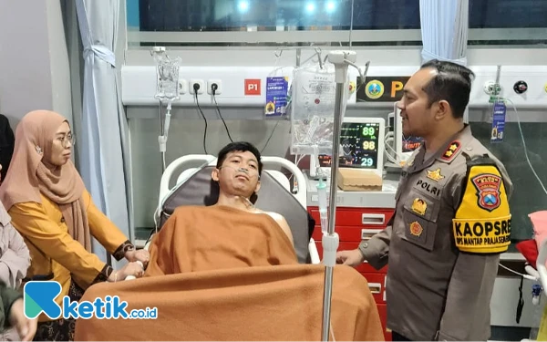 Thumbnail Berita - Kapolres Batu Tangung Biaya Pengobatan Korban Penembakan di Temas