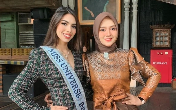 Thumbnail Ravena Wulandari bersama Winner Miss Universe Indonesia 2024, Clara Shafira (14/10/2024) (Foto: Instagram @ravenawulandari)