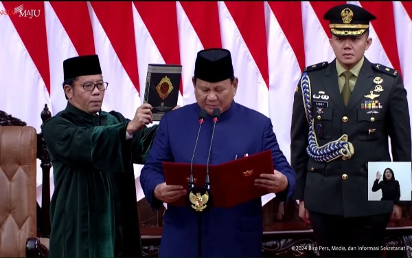 Thumbnail Berita - Prabowo-Gibran Resmi Jadi Presiden dan Wapres RI Periode 2024-2029