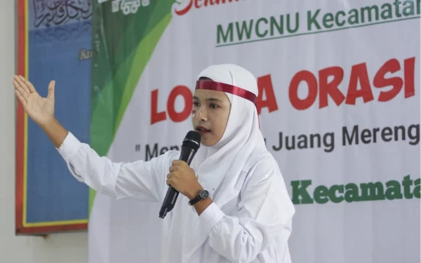 Thumbnail Berita - HSN 2024: MWCNU Senori Gelar Lomba Orasi, Gali Bakat Santri Bicara di Depan Umum