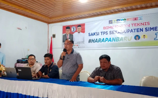 Thumbnail Berita - Pilgub Aceh, Ratusan Saksi Paslon Bustami-Fadhil di Simeulue Ikuti Bimtek Saksi TPS