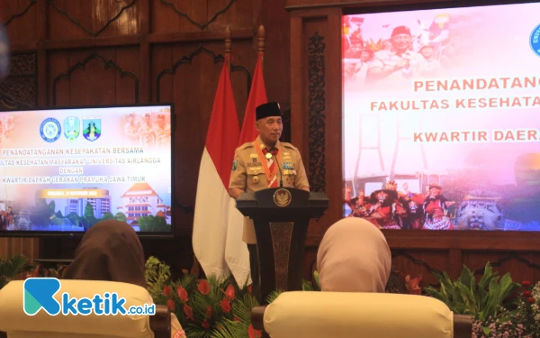 Jalin Kerja Sama dengan FKM Unair, HM Arum Sabil: Generasi Emas Harus Pintar Secara Akademis