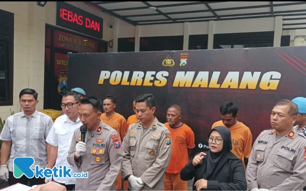 Thumbnail Berita - Polres Malang Bekuk Empat Perampok Rumah Pegawai Koperasi, Dua Masih Buron