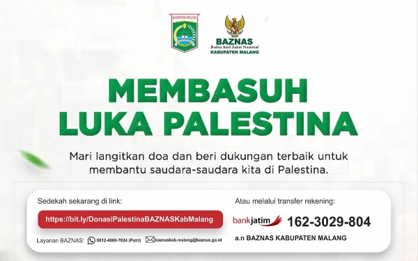 Thumbnail Berita - Baznas Kabupaten Malang Galang Dana Peduli Palestina