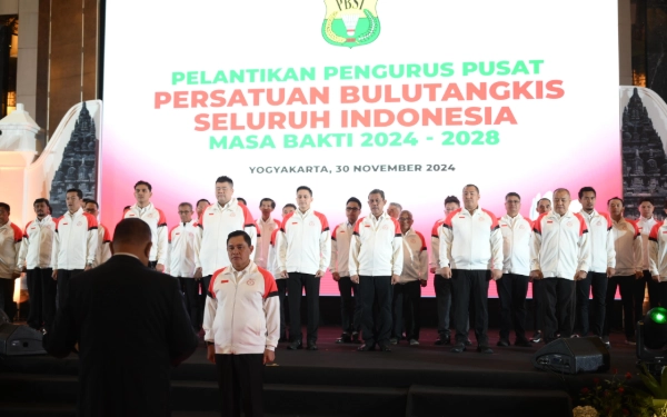 Thumbnail Berita - Daftar Lengkap Pengurus PP PBSI 2024-2028 Baru Dilantik, Ketum Fadil Imran: Banyak yang Harus Dibenahi