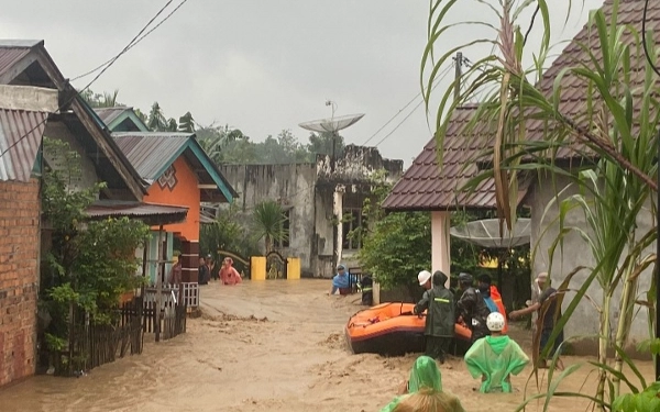 Banjir di Lahat, Satu Tewas, 120 Rumah Terendam