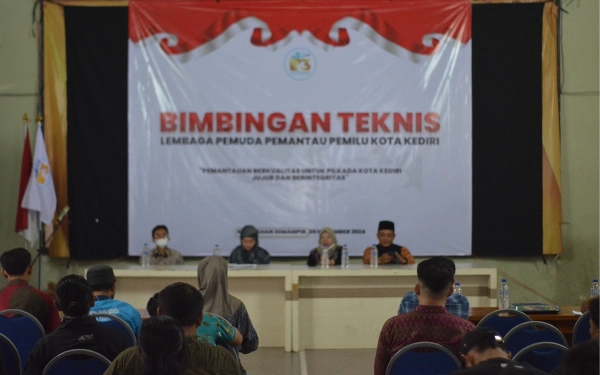 Bimtek LP3 Kota Kediri, Bawaslu Singgung Peran Peningkatan Partisipasi Pemilih Pilkada 2024