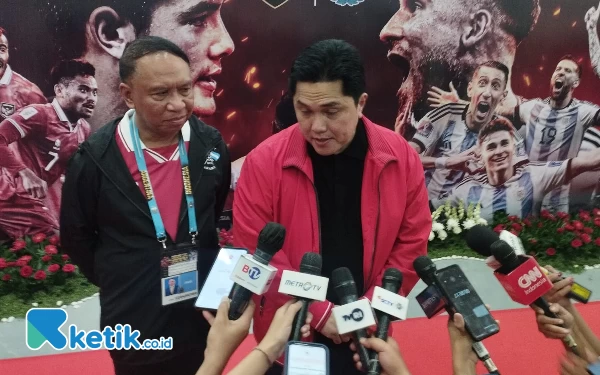 Thumbnail Berita - Hormati UU Pers, Erick Thohir Adukan Podcast Tempo ke Dewan Pers