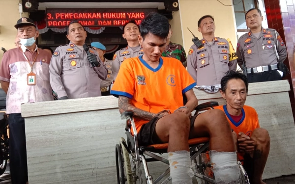 Thumbnail Berita - Polsek Tegalsari Tembak Kaki  Residivis Curanmor 