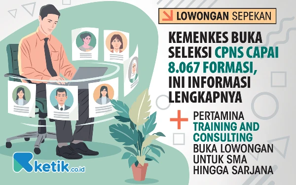 Thumbnail Berita - Lowongan Kerja Sepekan: CPNS Kemenkes hingga Pertamina Training and Consulting