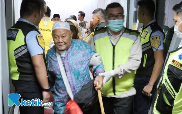 357 Jemaah Haji Kloter Pertama Tiba di Palembang