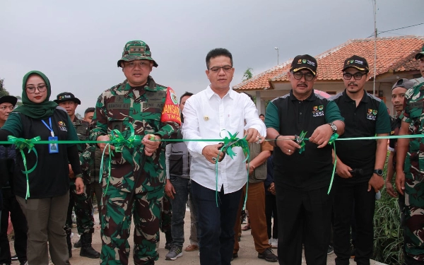 Thumbnail Berita - TMMD Kodim 0624 Berhasil Bangun Akses Jalan Desa Terisolir