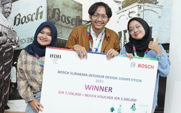 Thumbnail Berita - Bikin Karya Fuminate, Mahasiwa ITS Juarai Bosch Interior Design Competition 2023